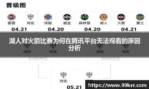 湖人对火箭比赛为何在腾讯平台无法观看的原因分析